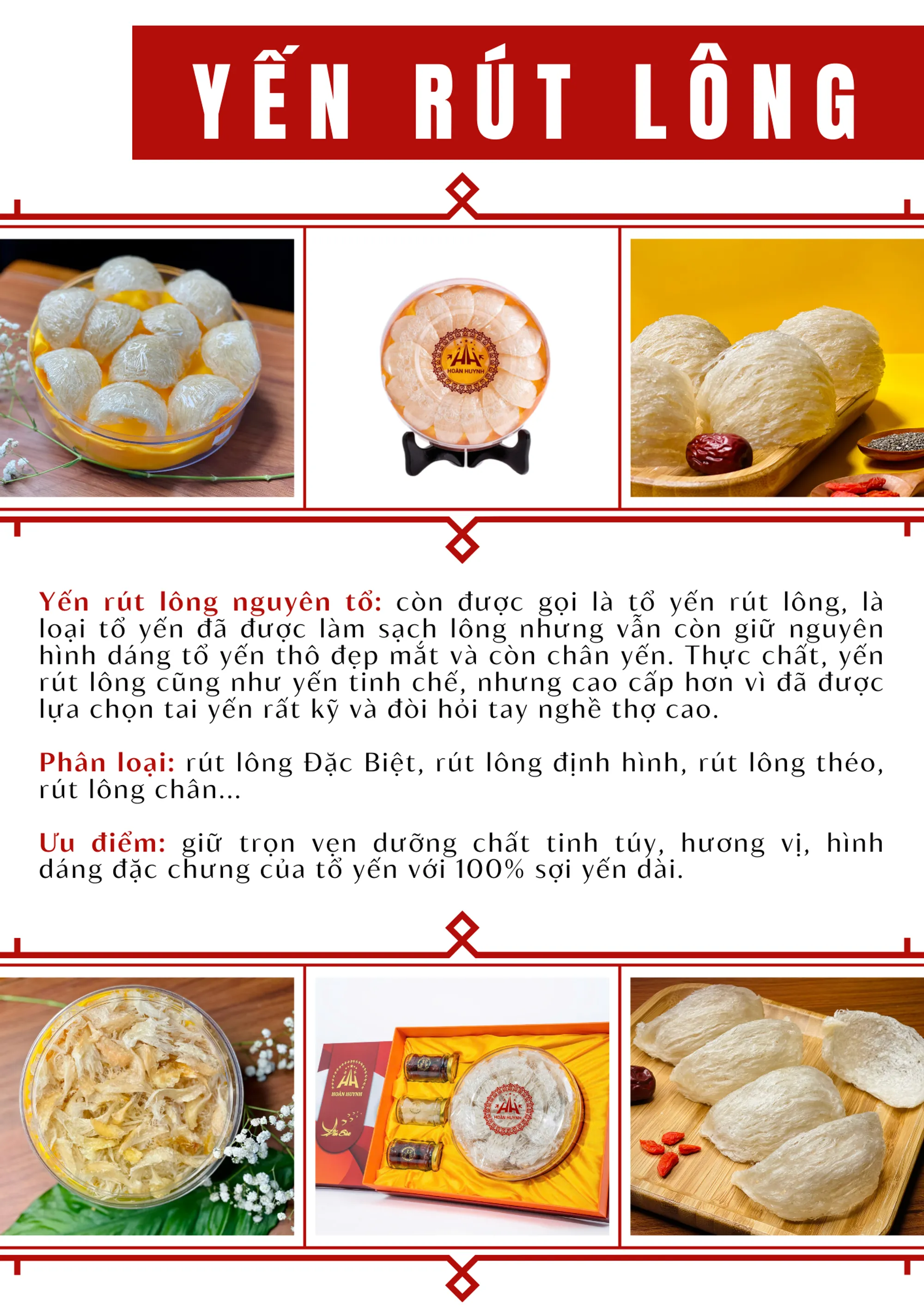 Yến rút lông