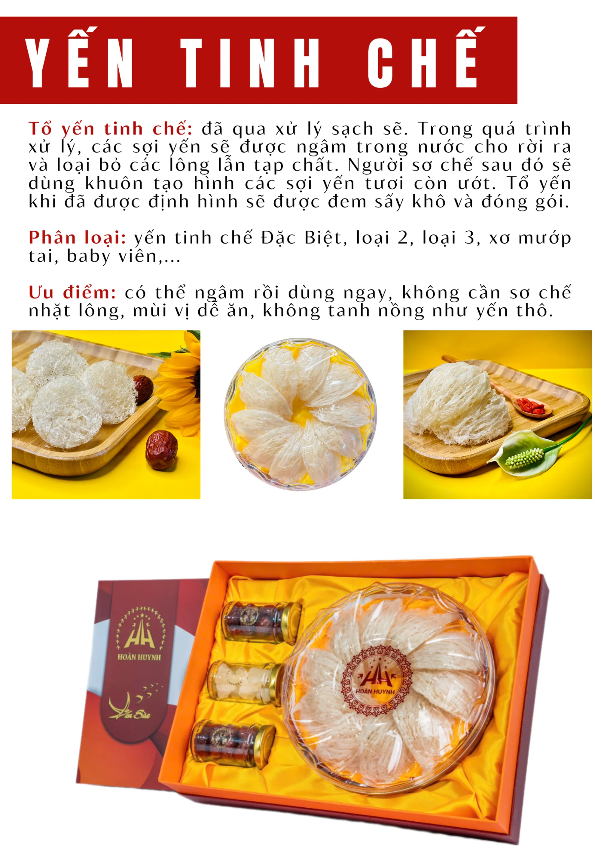 Yến tinh chế